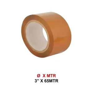3" INCH 65 MTR BROWN TAPE