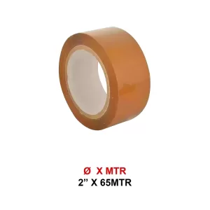 2" INCH 65 MTR BROWN TAPE