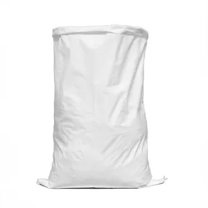POLYPROPYLENE EMPTY HDPE 30KG WHITE BAG - PACK OF 5 PCS