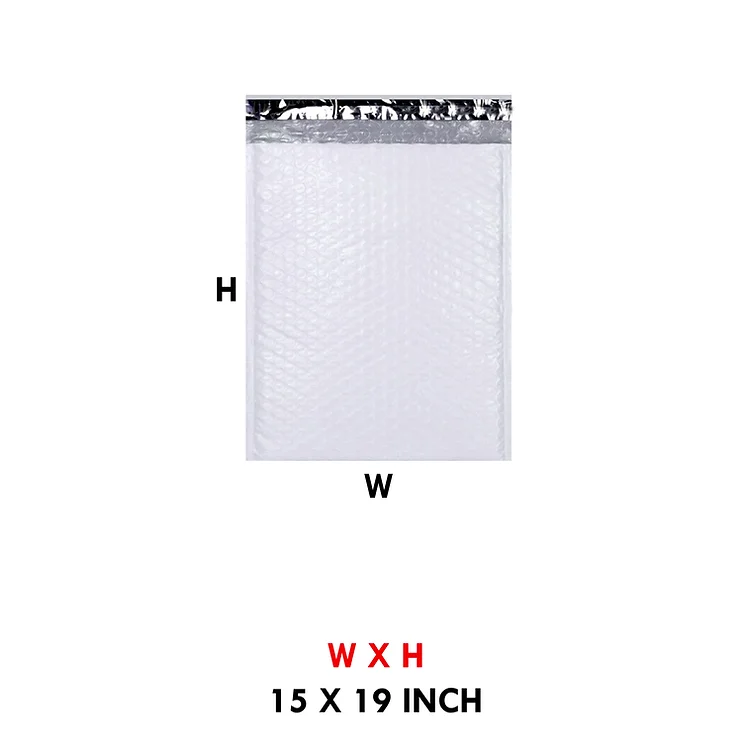 Plain White Bubble Bag