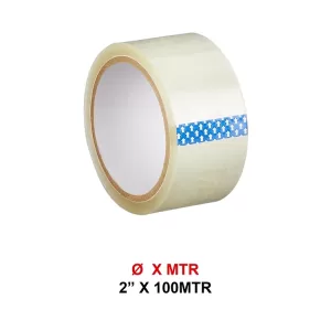 2" INCH 100 MTR TRANSPARENT TAPE